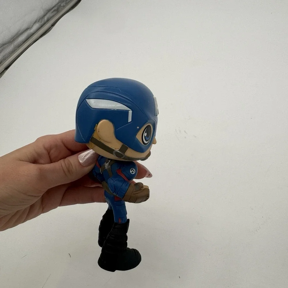 Funko Pop Marvel Bobblehead Lot 2 Captain America Civil War Drax OOB Used